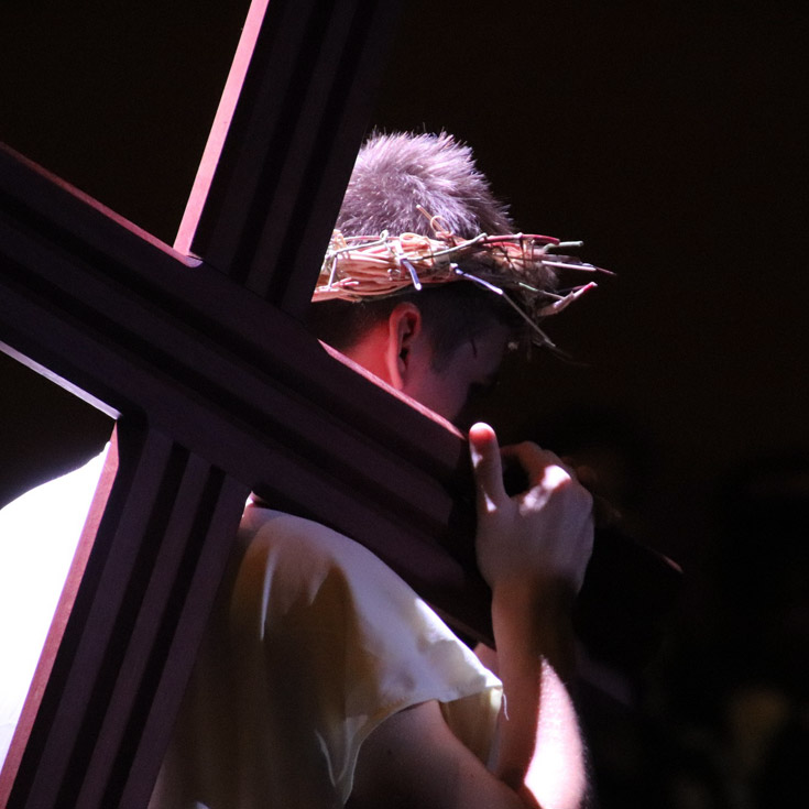 Stations of the cross at Bede Polding Catholic College South Windsor